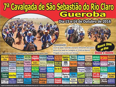 7ª-Cavalgada de São Sebastião do Rio Claro (Gueroba)