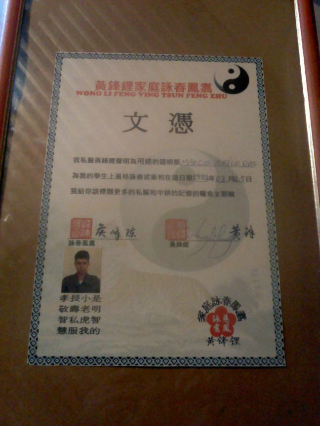 certificado do sifu marcos dias